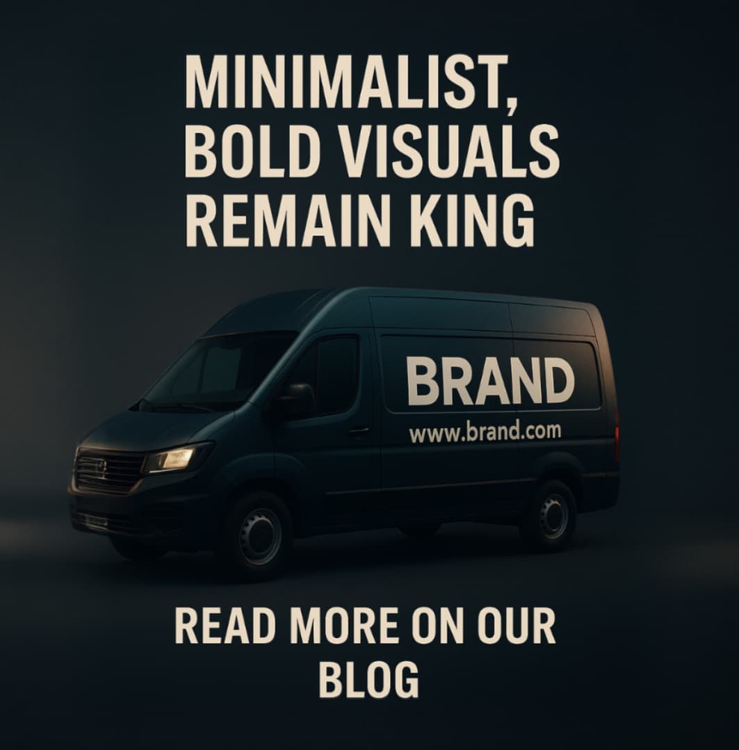 Minimalist, Bold Visuals Remain King in Vehicle Wrap Design
