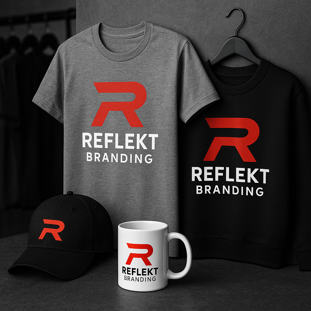 Selection of branded apparel and merchandise by Reflekt