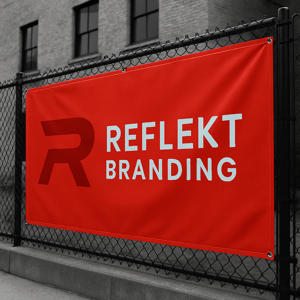 Reflekt banner displays in a branded environment