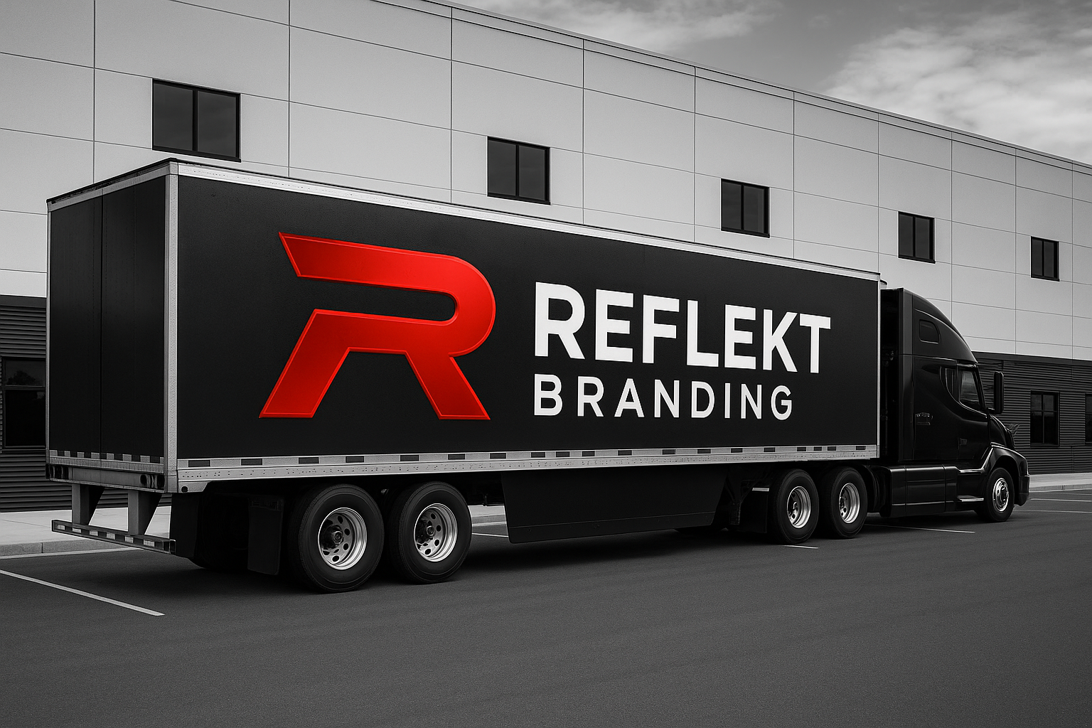 Reflekt fleet graphics wrapping a branded vehicle