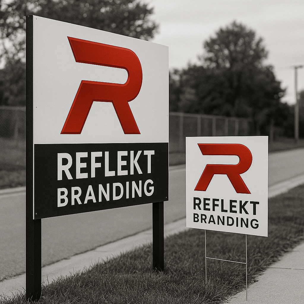 Outdoor monument signage designed by Reflekt